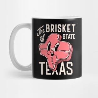 Texas the Brisket State (Black) | Texas Pitmaster BBQ Beef Barbecue Dads Backyard Premium Quality BBQ | Backyard Pool Party BBQ | Summer Mug